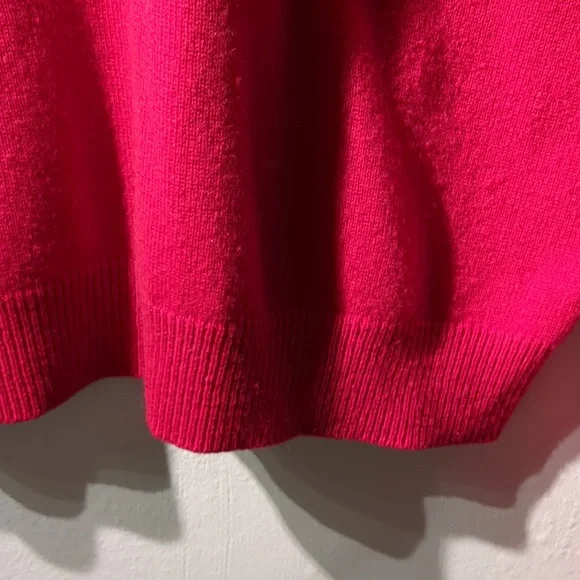 Vintage Vintage Polo Ralph Lauren Lambswool Sweater Polo XL Red - Picture 6 of 6